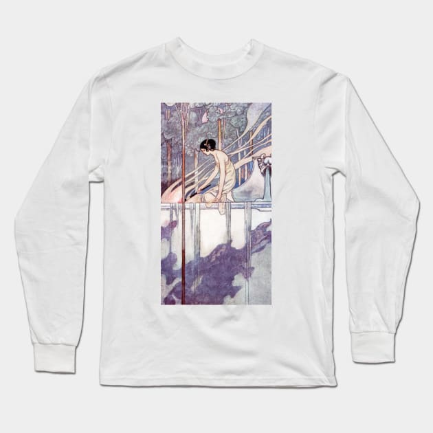 Charles Robinson - Fair and False Long Sleeve T-Shirt by vintage-art